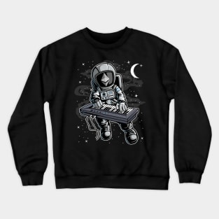 Astronaut Organ Ethereum ETH Coin To The Moon Crypto Token Cryptocurrency Blockchain Wallet Birthday Gift For Men Women Kids Crewneck Sweatshirt